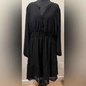 Elegant Maurice’s Black Textured Dress